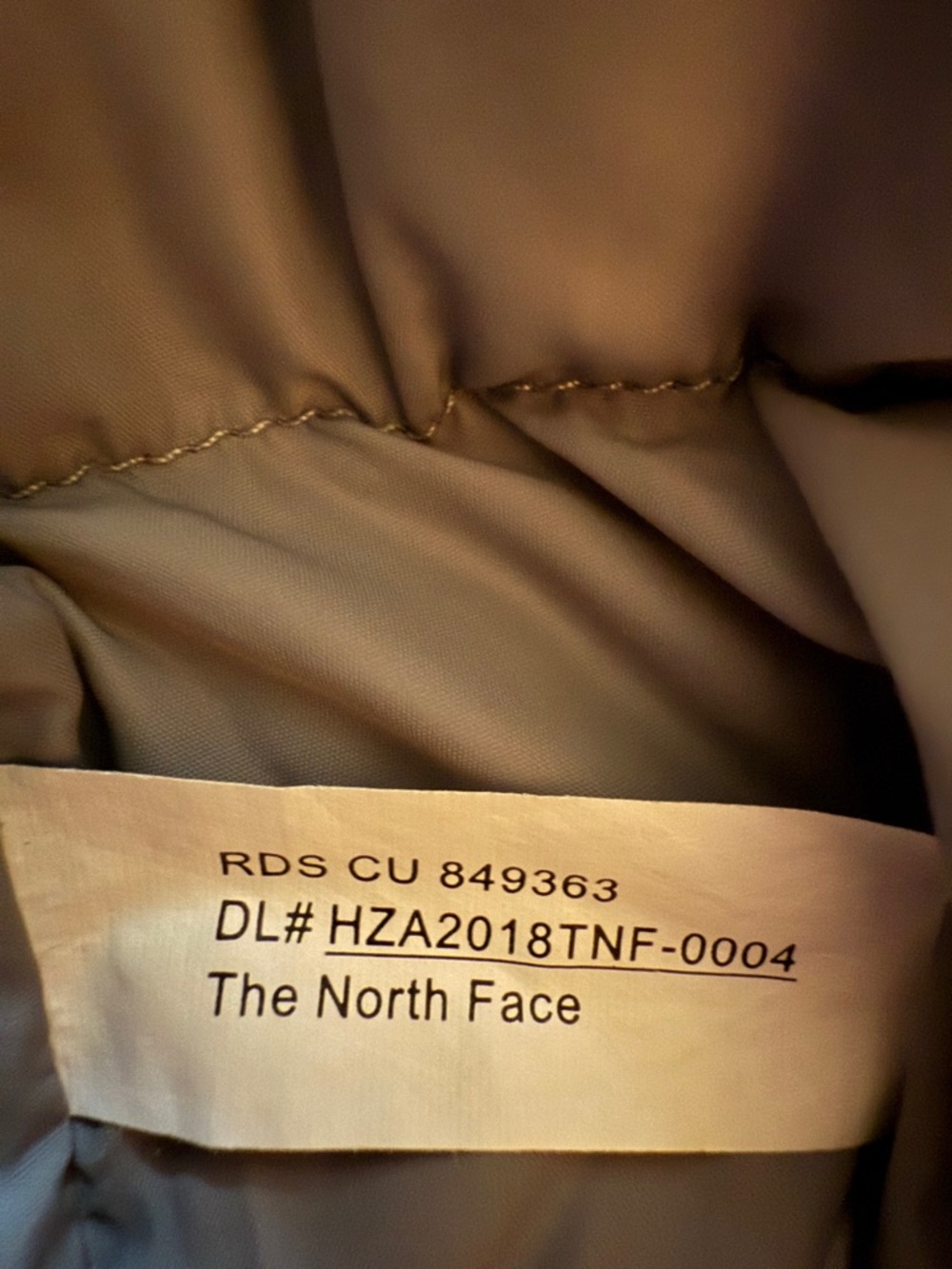 Vintage North Face Nuptse 700 Fill Goose Down Puffer Vest Women’s Small Gray - Picture 10 of 14